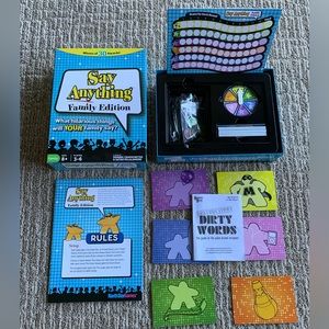 FREE W/ PURCHASE EUC Say Anything Family Edition Game